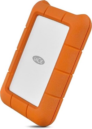Picture of LaCie Rugged Thunderbolt USB-C 2TB External Hard Drive Portable HDD – USB 3.0 compatible, Drop Shock Dust Water Resistant, Mac and PC Computer Desktop Workstation Laptop, 1 Mo Adobe CC (STFS2000800) | USB 3.0 compatible, Drop Shock Dust Water Resistant, Mac, PC Computer Desktop Workstation Laptop, 1 Mo Adobe CC (STFS2000800)
