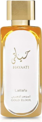 Picture of Lattafa Hayaati Gold Elixir Eau De Parfum Spray for Unisex, 3.4 Ounce