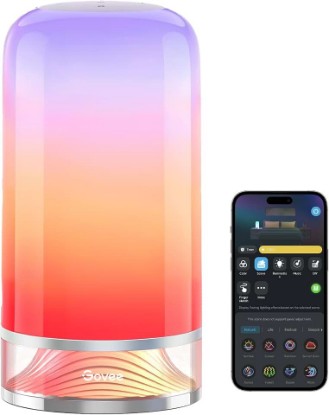 Picture of Govee RGBIC Smart Table Lamp 2, Touch Bedside Small Table Lamp (Corded) | LED Desk Lamp Compatible with SmartThings, Matter, Alexa, Nightstand Lamp for Bedroom Living Room Night Light, 64 Scene Modes ClimatePartner certified