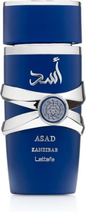Picture of Lattafa Asad Zanzibar - Fresh, Spicy, Vanilla, Coconut - Eau de Parfum Long-Lasting Fragrance for Men, 3.40 Ounce / 100 ml