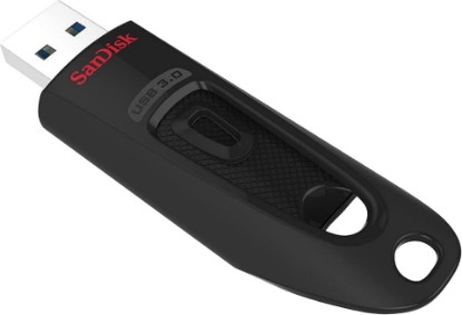 Picture of Sandisk 128GB Ultra USB 3.0 Flash Drive - SDCZ48-128G-GAM46, Black