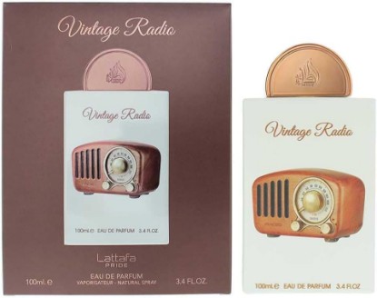 Picture of Lattafa Pride Vintage Radio for Unisex Eau de Parfum Spray, 3.4 Ounce / 100 ml