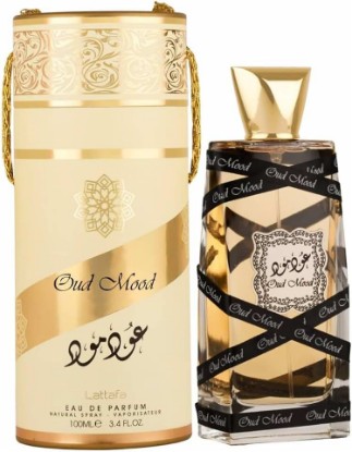 Picture of Lattafa Perfumes Oud Mood for Unisex Eau de Parfum Spray, 3.4 Ounce
