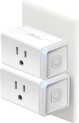 Picture of Kasa Smart Plug HS103P2, Wi-Fi Outlet Works with Alexa, 2-Pack | Works with Echo, Google Home, No Hub Required, 15 Amp, UL Certified, Remote Control