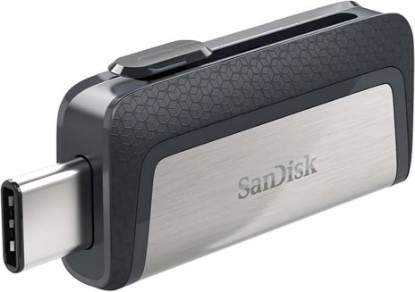 Picture of Sandisk 256GB Ultra Dual Drive - USB-C, USB 3.1 - SDDDC2-256G-G46