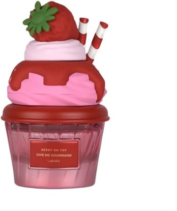 Picture of Lattafa Berry On Top Eau de Parfum, Give Me Gourmand Collection, Fruity Berry & Vanilla Cream Scent, Spray Form, 75ml