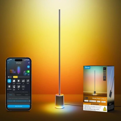 Picture of Govee Floor Lamp 3 with Luminblend+ Technology, 1000K-10000K Standing Lamp | Work with Matter, 2100lm Modern Floor Lamps for Living Room, Bedroom, Office, Corner Lamp with Dynamic Scenes, DaySync