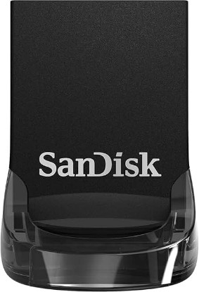Picture of Sandisk 128GB Ultra Fit USB 3.2 Gen 1 Flash Drive - Up to 400MB/s, Plug-and-Stay Design - SDCZ430-128G-GAM46