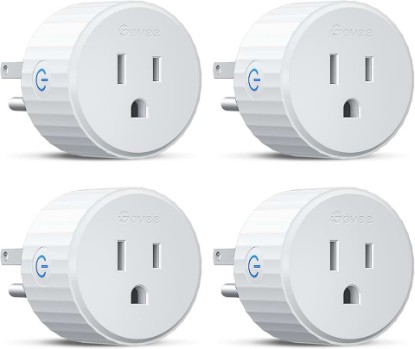 Picture of Govee Smart Plug, WiFi Plugs Work with Alexa & Google Assistant, Smart Outlet with Timer & Group Controller, WiFi Outlet for Home, No Hub Required, ETL & FCC Certified, 2.4G WiFi Only, 4 Pack | Smart Home Plugs, 15A WiFi Outlet, Timer Function and Group Controller, No Hub Required, ETL & FCC Certified, 2.4G Only