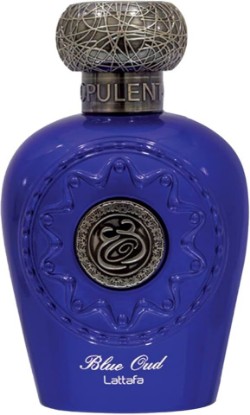 Picture of Lattafa Perfumes Blue Oud for Unisex Eau de Parfum Spray, 3.4 Ounce