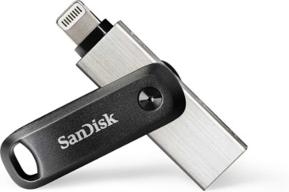 Picture of Sandisk 256GB iXpand Flash Drive Go - For your iPhone 14 or older - Create space on your iPhone - SDIX60N-256G-GN6NE