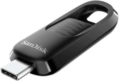 Picture of Sandisk 256GB Ultra Slider USB Type-C Flash Drive - Up to 400MB/s, USB 3.2 Gen 1, Retractable Connector - SDCZ480-256G-G46​