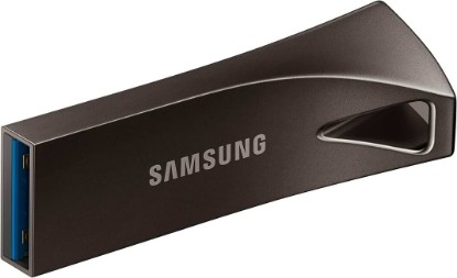 Picture of Samsung BAR Plus 256GB - 400MB/s USB 3.1 Flash Drive Titan Gray (MUF-256BE4/AM)