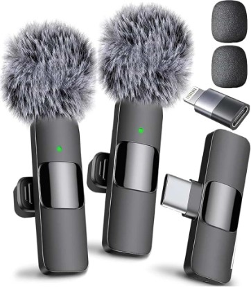Picture of Mini Mic Pro (Latest Model – #1 Microphone for iPhone & Android, Wireless Mini Microphone, Clear Voice, Noise Cancelling, Lavalier Mic for TikTok, YouTube & Interviews
