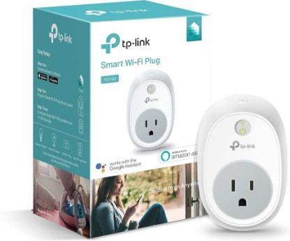 Picture of Kasa Smart WiFi Plug by TP-Link - Reliable WiFi Connection, No Hub Required, Works with Alexa Echo & Google Assistant (HS100)