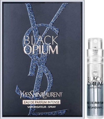 Picture of Yves Saint Laurent Black Opium Intense Eau De Parfum Intense Spray, Sample Travel Size, 0.04 fl oz / 1.2 ml
