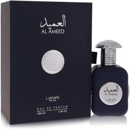 Picture of Lattafa Al Ameed Silver Eau De Parfum Spray for Unisex, 3.4 Ounce