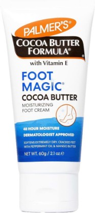 Picture of Palmer's Cocoa Butter Foot Cream, Moisturizing Foot Magic Formula (2.1 Oz) | Intensively Nourishing Cream, Feet Moisturizer for Extremely Dry, Cracked Heels with Peppermint Oil & Vit. E, 48hr Moisture