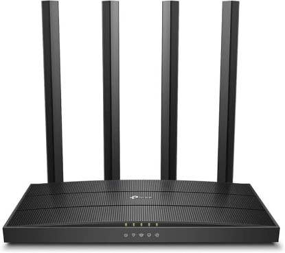 Picture of TP-Link AC1200 Gigabit Dual Band WiFi Router (Archer A6) | MU-MIMO Wireless Internet Router, 4 x Antennas, OneMesh and AP Mode, Long Range Coverage