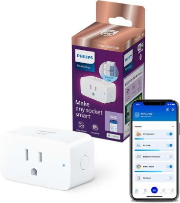 Picture of PHILIPS Smart Lighting Smart Plug, Automations, Connected by WiZ, Alexa, Google Home, Apple Home
