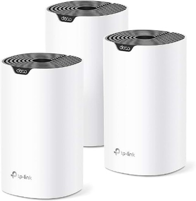 Picture of TP-Link Deco S4 Mesh AC1900 WiFi System - Up to 5,500 Sq.ft. Coverage, Replaces WiFi Router and Extender, Gigabit Ports, Works with Alexa, Deco S4(3-Pack)