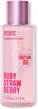 Picture of Victoria's Secret PINK | Elle Shimmer Body Mist, Ruby Strawberry, 8.4 oz