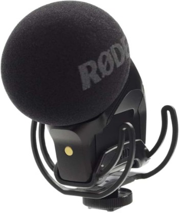 Picture of Rode Stereo VideoMic Pro Rycote Camera-Mount Stereo Microphone, Black