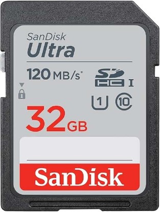 Picture of Sandisk 32GB 3-Pack Ultra SDHC UHS-I Memory Card (3x32GB) - SDSDUN4-032G-GN6IM [Older Version]