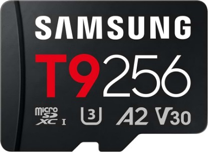 Picture of Samsung microSDXC T9 256GB, Transfer Speeds Up to 200MB/s | microSD made for Avid Gamers & Professional Creators (MB-MH256T/AM)