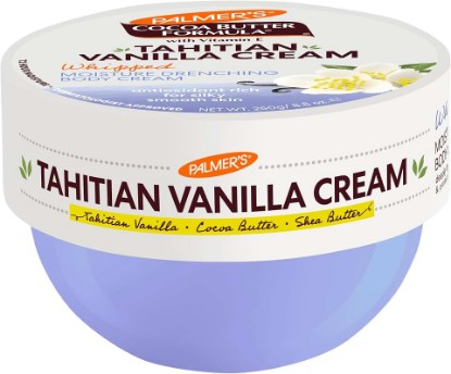 Picture of Palmer's Body Cream, Tahitian Vanilla Cocoa Butter Formula (8.8 Oz) | Moisture Drenching, 72Hr Hydration, Shea Butter, Vitamin E for Softer Skin, Protects, Soothes Dryness, Dermatologist Approved