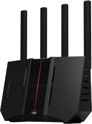 Picture of ASUS RT-BE92U WiFi 7 Router - Tri-Band (6GHz), 9.7 Gbps, x2 WAN, Mesh | Includes RJ-45 cable and power adapter for networking, connectivity and setup
