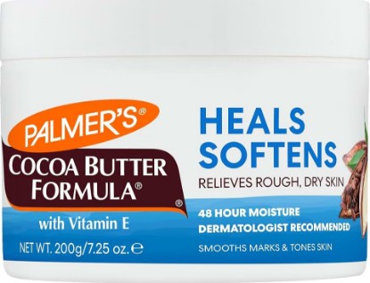 Picture of Palmer's Solid Body Lotion, Cocoa Butter Formula with Vitamin E (7.25 Oz) | Body Moisturizer with Vitamin E for Extremely Dry Skin, Softens and Soothes, Helps Smooth Marks, Tone Skin, 48 Hour Moisture