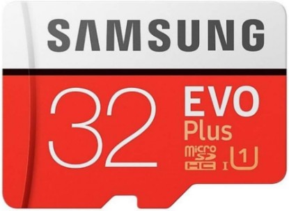 Picture of Samsung 32GB EVO Plus Class 10 Micro SDHC with Adapter (MB-MC32GA/AM)