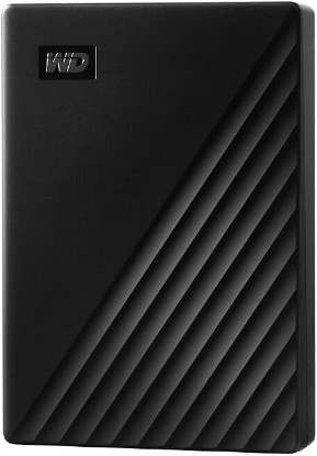 Picture of WD 5TB My Passport, Portable External Hard Drive, Black, backup software with defense against ransomware, and password protection, USB 3.1/USB 3.0 compatible - WDBPKJ0050BBK-WESN