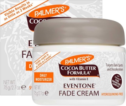 Picture of Palmer's Cocoa Butter Formula Eventone Fade Cream for Dark Spots (2.7 Oz) | With Niacinamide to reduce dark spots, age spots & uneven skin tone for radiant skin. Daily moisturizer for all skin types