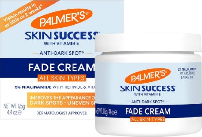 Picture of Palmer's Skin Success Anti-Dark Spot Fade Cream with Vitamin E (4.4 Oz) | Helps Reduce Dark Spots and Age Spots, Evens Skin Tone & Balances Complexion, wiith Niacinamide, Suitable for All Skin Types