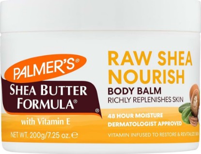 Picture of Palmer's Raw African Shea Body Butter, Dry Skin Moisturizer (7.25 Oz) | Soothing and Nourishing Body Moisturizer for Rough Skin, Suitable for Sensitive & Eczema-Prone Skin, 48hr Moisture