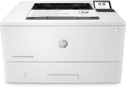 Picture of HP LaserJet Enterprise M406dn Monochrome Printer with Built-in Ethernet & 2-Sided Printing (3PZ15A) Global Recycled Standard ENERGY STAR EPEAT