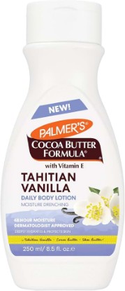 Picture of Palmer's Tahitan Vanilla Body Lotion with Vitamin E for Dry Skin (8.5 Oz) | Daily Moisturizing Lotion for Dry Skin with Shea & Cocoa Butter, Hydrates & Protects, Helps Provide 48-Hour Deep Moisture