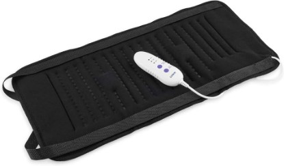 Picture of Conair Comfort Vibrating Heating Pad for Back Pain Relief, Heating Pad for Neck and Shoulder, Large Size 12 inch x 23.5 inch, 3 Heat Settings w/ Auto Off, Black