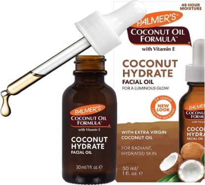 Picture of Palmer's Hydrating Facial Oil with Coconut, Luminous Hydration (1 Fl Oz) | Deeply replenishes and revitalizes to boost hydration, leaving skin healthy looking with a radiant glow and 48 hour moisture