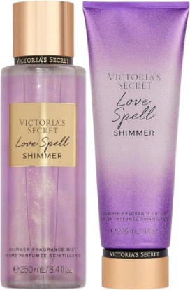 Picture of Victoria's Secret Fragrance Body Lotion & Body Mist Set (Love Spell Shimmer)