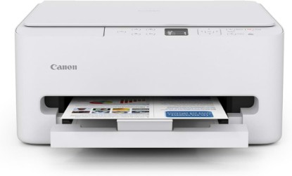 Picture of Canon PIXMA TS6520 Wireless Color Inkjet Printer Duplex Printing, White – Home Printer with Copier/Scanner, 1.42” OLED Display, Intuitive Control Panel, Compact Design | Copier/Scanner, 1.42' OLED Display, Intuitive Control Panel, Compact Design, Duplex Printing ENERGY STAR