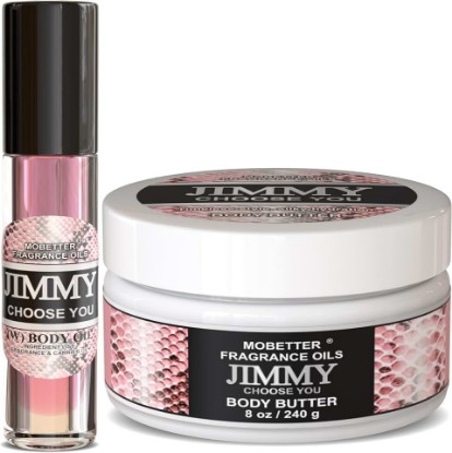 Picture of MOBETTER FRAGRANCE OILS Jimmy Choose You Body Butter & Body Oil Set, Moisturizing Body Care, Nourishing Feel, Long-Lasting Scent