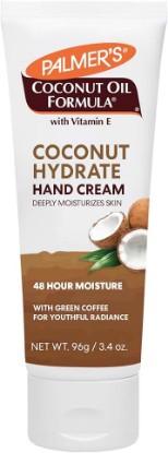 Picture of Palmer's Coconut Oil Hand Cream, Moisturizing Formula for Dry Skin (3.4 Oz) | Deeply Moisturizing, Green Coffee for Youthful Radiance, Hydrates & Replenishes Hands 48hr Moisture, Travel Size Hand Lotion