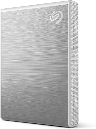 Picture of Seagate One Touch SSD 1TB External SSD Portable – Silver, speeds up to 1030MB/s, 6mo Mylio Photo+ subscription, 6mo Dropbox Backup Plan​ and Rescue Services (STKG1000401)