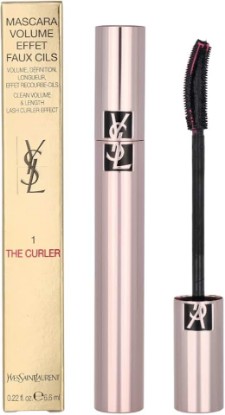 Picture of Yves Saint Laurent Mascara Clean Volume & Length Curling Effect the Curler Smudgeproof 1 Rebellious Black 6.6 ml