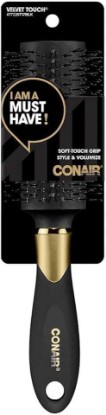 Picture of Velvet Touch Large V Bristle Nylon Round Brush-Black Black