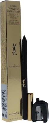 Picture of YVES SAINT LAURENT Dessin Du Regard Waterproof Eye Pencil, No. 1 Noir Effronte, 0.04 Ounce