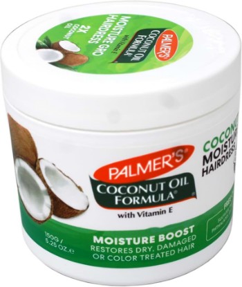 Picture of Palmer's Hair Cream, Coconut Oil Formula Moisture Gro Hairdress (5.25 Oz) | Restorative Leave In Conditioner, Helps Minimize Breakage, Add Shine, and Soften Hair to Improve Comb through Manageability